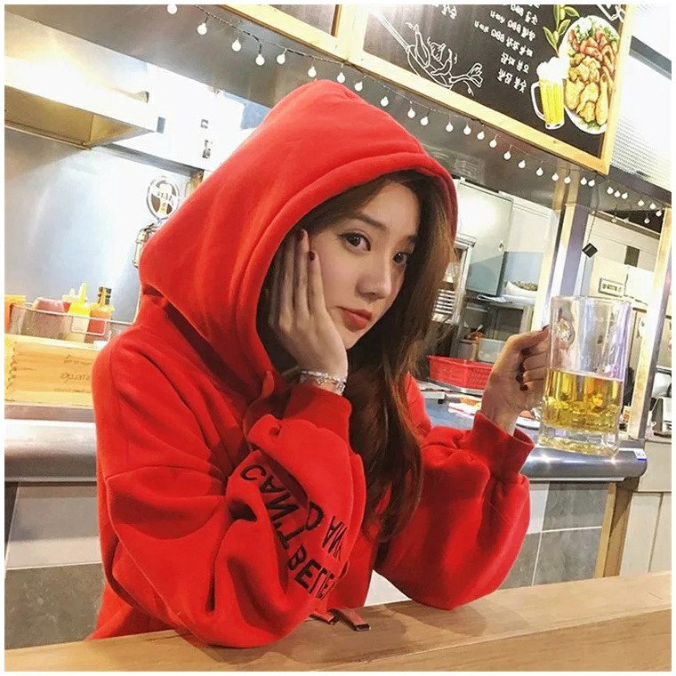 Áo Khoác Hoodie Nữ Phom Rộng Màu Trơn 3Fashion Nỉ Bông Êm Ái Stye Hàn Quốc - MSP T27 | BigBuy360 - bigbuy360.vn