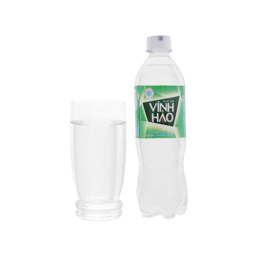 Nước Khoáng Vĩnh Hảo Có Ga Thùng 24 chai x 500ml