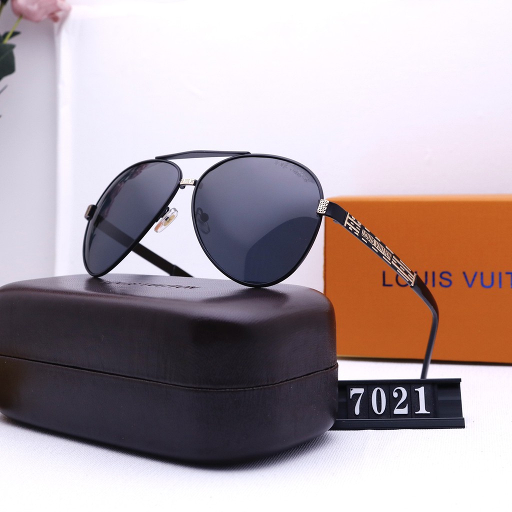 ! Louis Vuitton!! Kính mát chống ánh sáng xanh thời trang cho nam