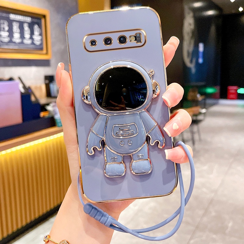 Ốp điện thoại có giá đỡ hình phi hành gia cho Samsung S10 Samsung S10 Plus Samsung S20 Samsung S20fe Samsung S20 Plus