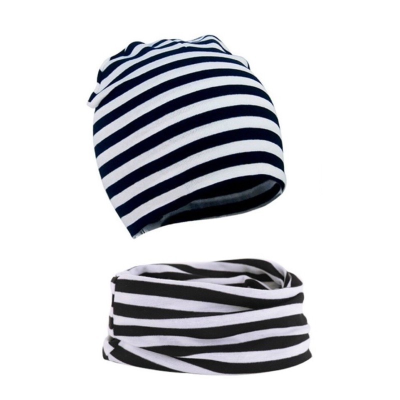sét khăn mũ cotton cho bé 1-7 tuổi