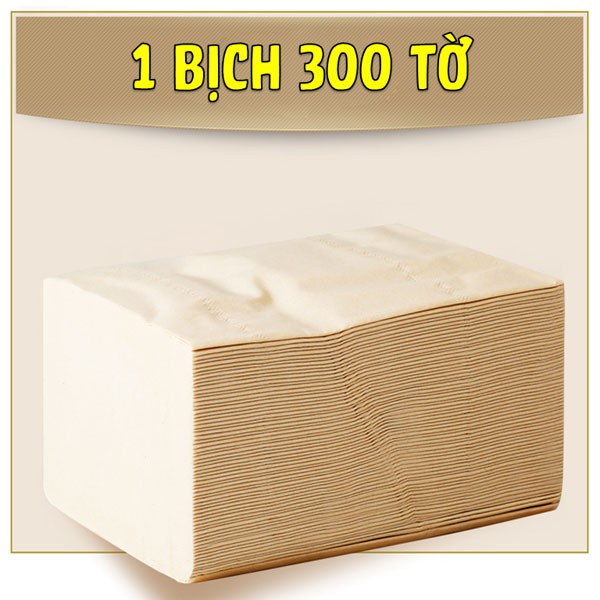 Giấy ăn gấu trúc sipiao 1 thùng 30 gói ( 1 gói 300 tờ)