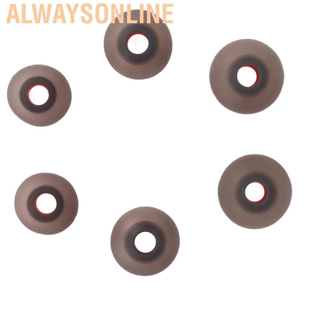 Alwaysonline 6Pcs Earbud Tips Ergonomic Noise Reduction Earbuds For 3.8‑5.8mm B