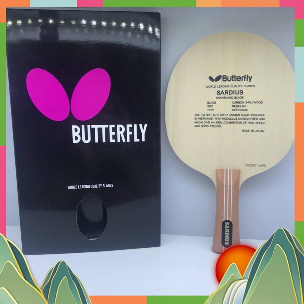 Cốt vợt Butterfly Sardius huyền thoại Việt Nam off+ Vl88