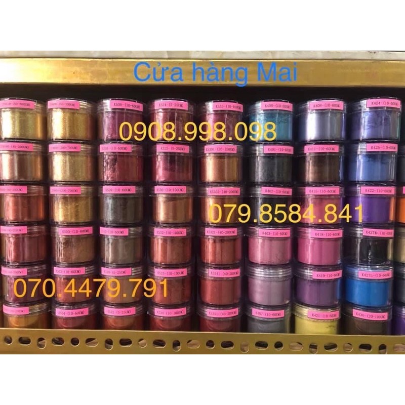 100gr Bột màu nhủ metalic