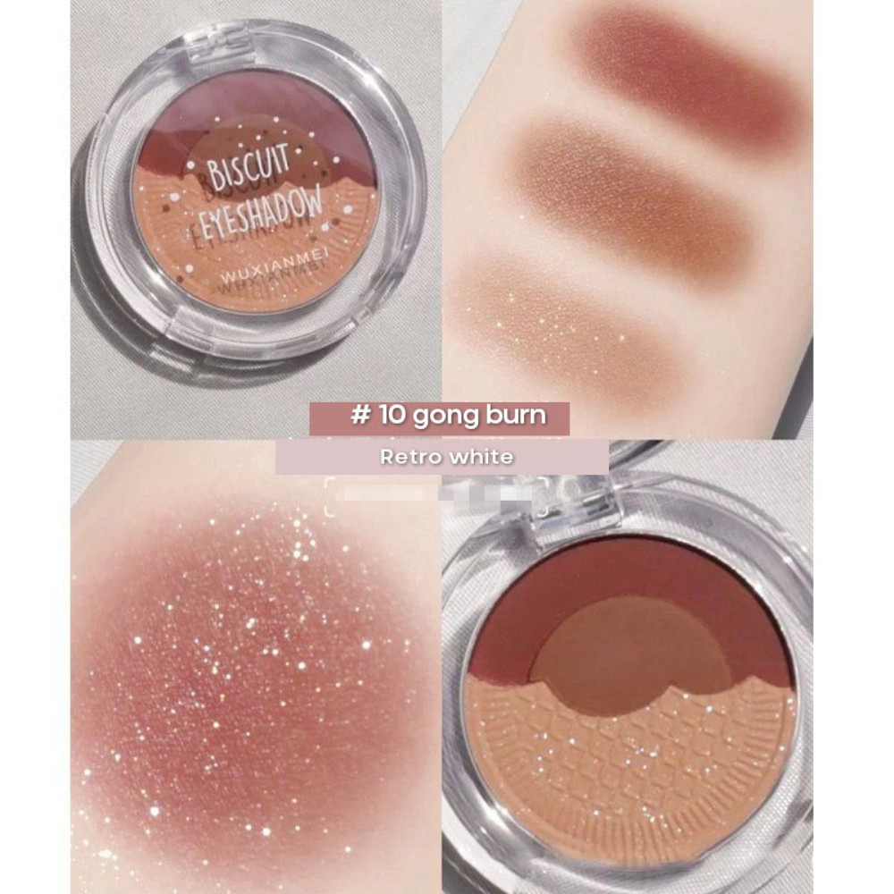 (Hàng Mới Về) Bảng Phấn Mắt Chống Nước Màu Sắc Long Lanh Tiện Dụng | BigBuy360 - bigbuy360.vn