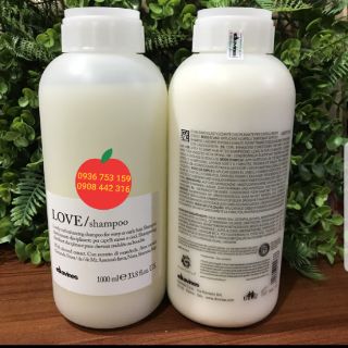 Dầu gội xả cho tóc uốn Davines Love Curl 1000ml x2