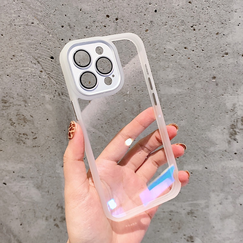 Ốp Điện Thoại Cứng Bảo Vệ Ống Kính Máy Ảnh Cho iPhone 14 13 12 11 Pro Max