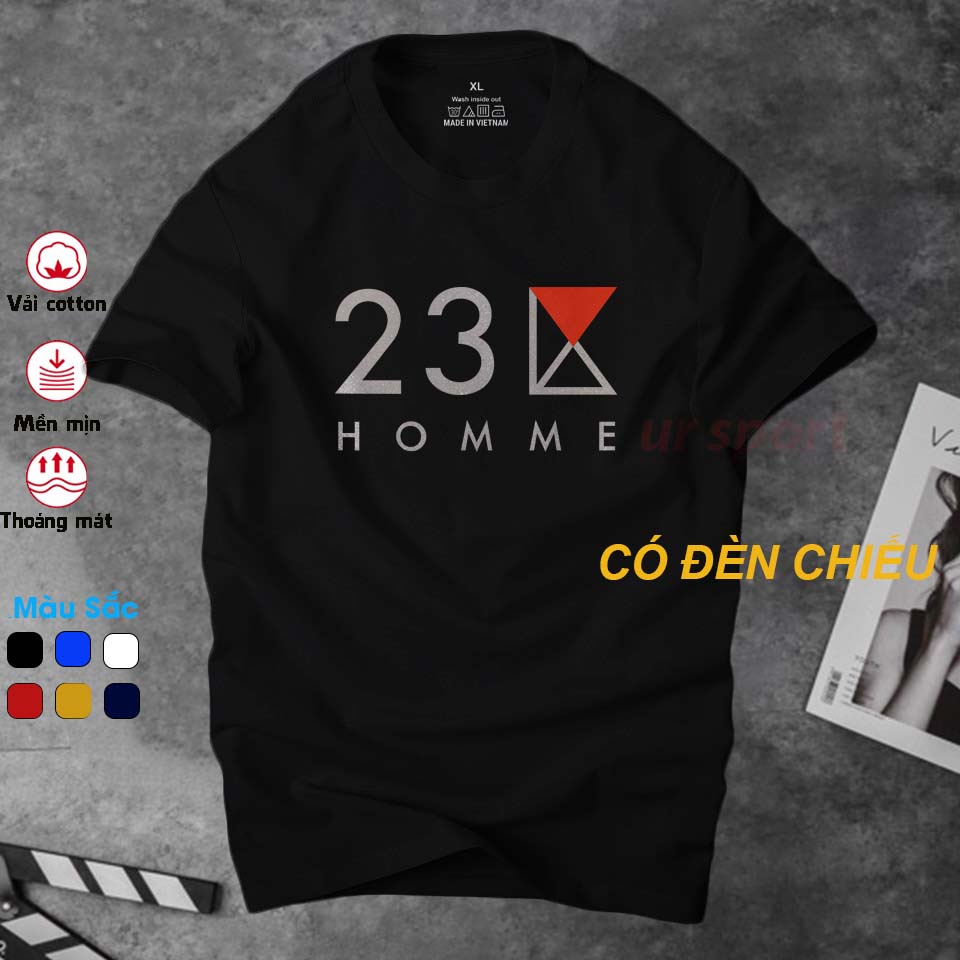 Áo thun nam Ursport 23Home thời trang lịch lãm - Vải dầy dặn con giãn tốt