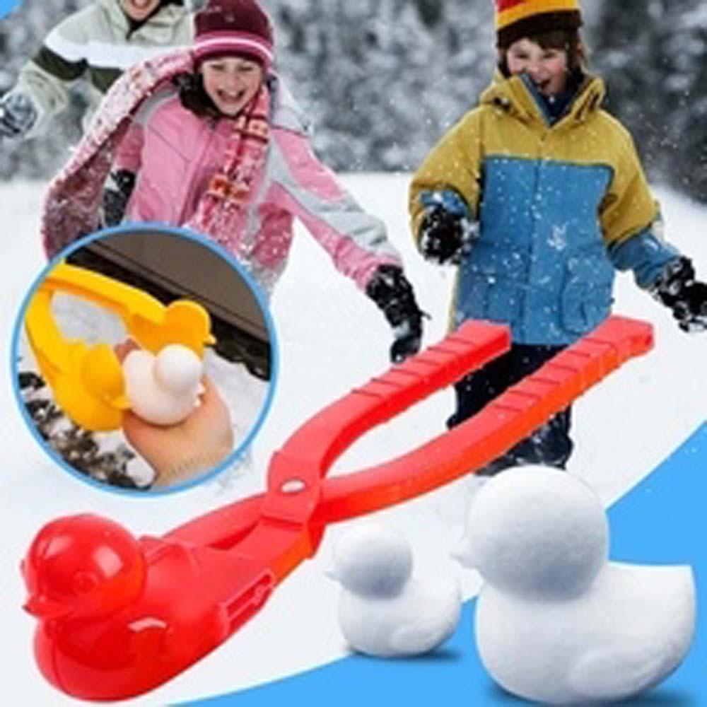 NICKOLAS Khuôn Làm Quả Cầu Tuyết Hình Chú Vịt Màu Sắc Ngẫu Nhiên Nhỏ Gọn Tiện Dụng Cho Bé