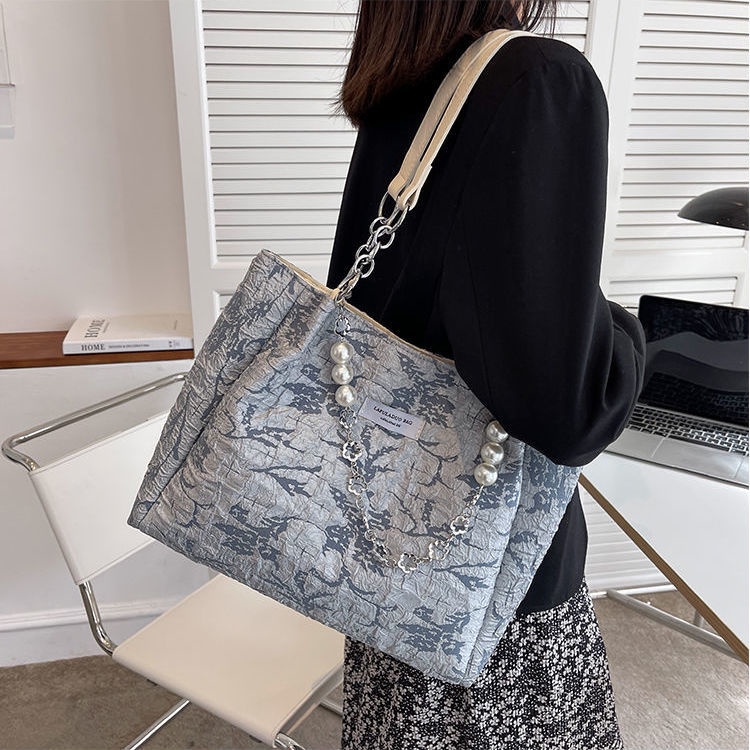 Hàng Mới Về Mới Túi Xách Canvas Sức Chứa Lớn Thời Trang Mùa Hè Cho Nữ