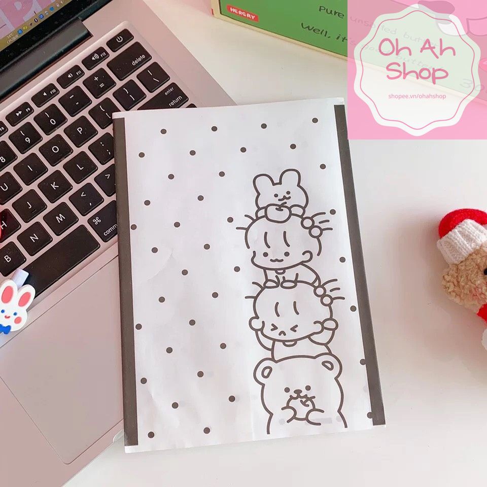 🍓 Túi Giấy Đựng Đồ Đa Năng Cô Gái Hình Gấu Siêu Dễ Thương | BigBuy360 - bigbuy360.vn