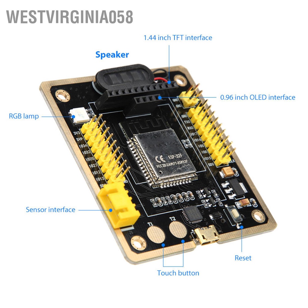 Hàng HotBảng phát triển Mô-đun điều khiển IoT Tương thích với Bluetooth và WIFI cho ESP-32FHàng giao ngayWestvirginia058