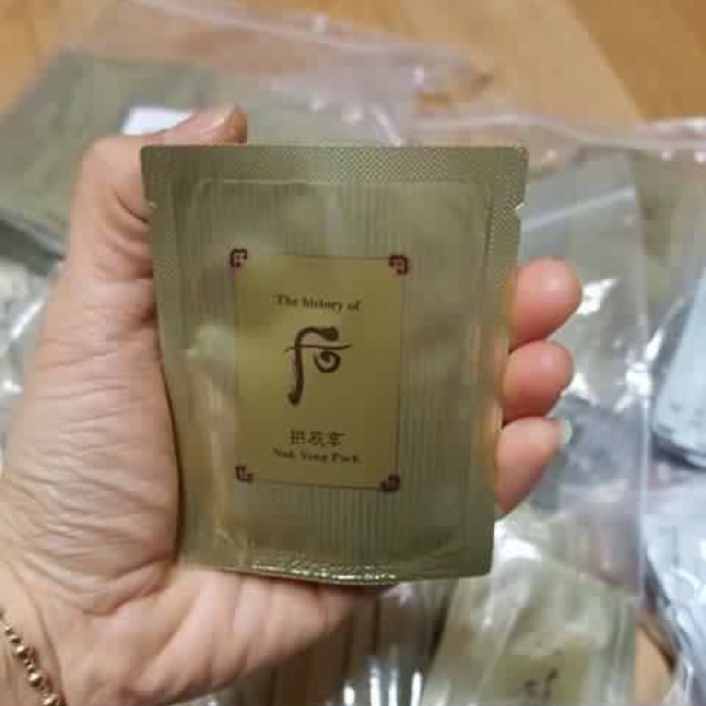 WHOO NOK YONG PACK- MẶT NẠ NÓNG