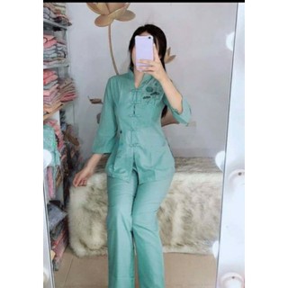 đồ lam đi chùa (mẫu cổ tàu )