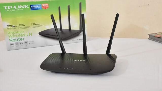 Thiết bị phát wifi, modem wifi TP-LINK TL-WR940N  450mpbs 3 an ten chính hãng