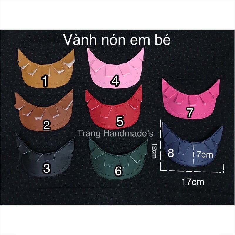 Vành nón lưỡi trai bé