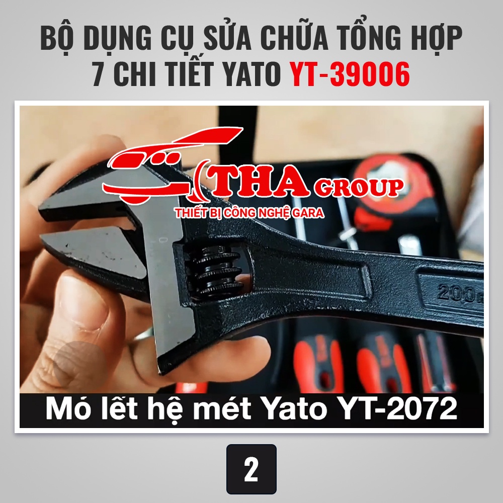 Bộ dụng cụ sửa chữa tổng hợp 7 chi tiết Yato YT-39006