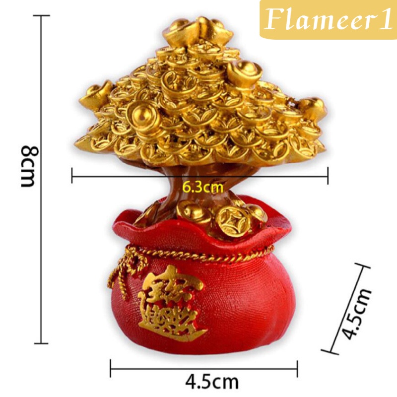 Cây tài lộc may mắn để bàn trang trí phòng khách