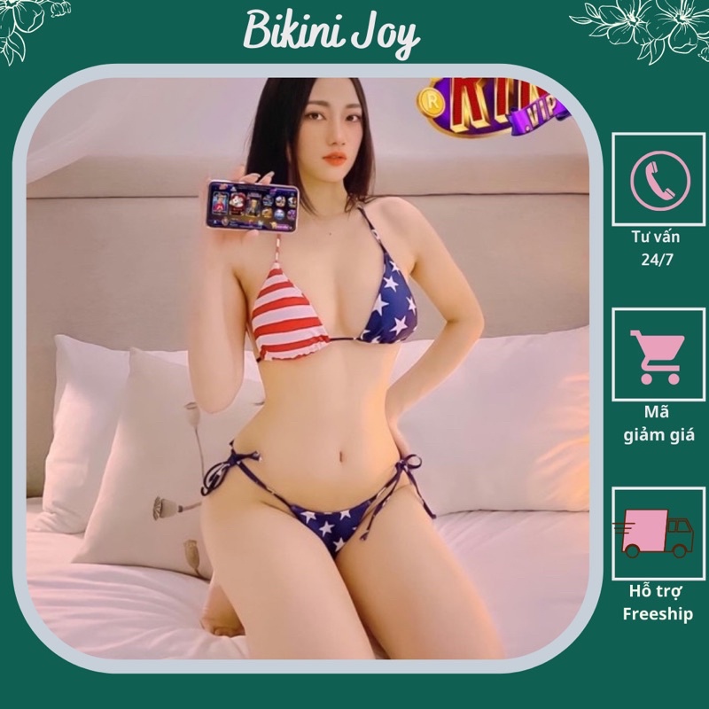 Bikini 2 mảnh cờ mỹ quyến rũ kiểu mới về