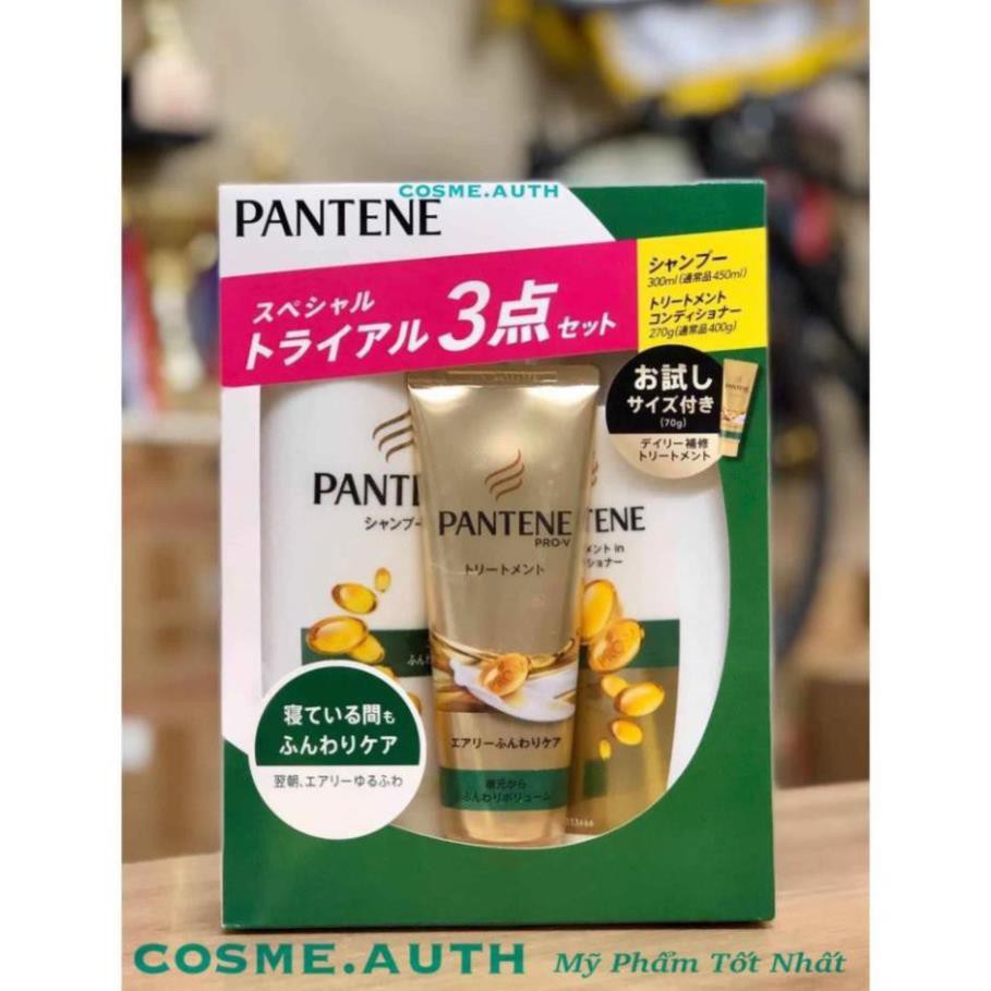 Mẫu mới - Set 3 bộ dầu gội xả Pantene Nhật Bản