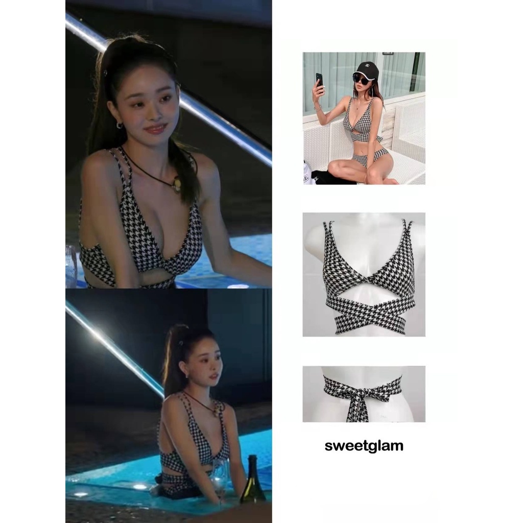 Bộ Đồ Bơi Freezoia Sweetglam Phong Cách Hàn Quốc