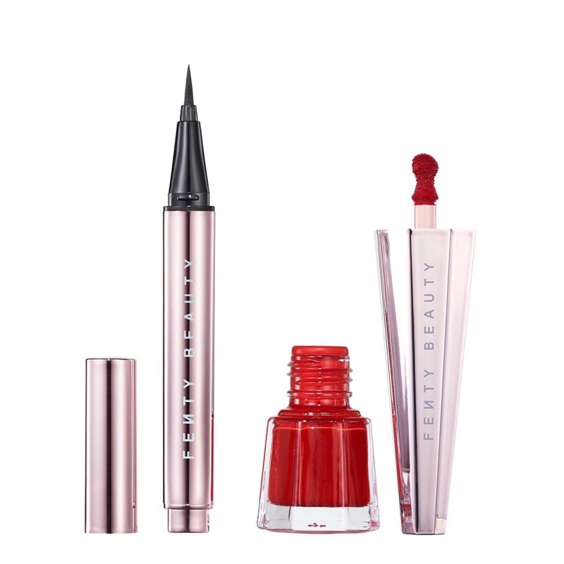 Set kẻ mắt + son kem lì mini Fenty Beauty Lil Fly Stunna +2% phí bán hàng