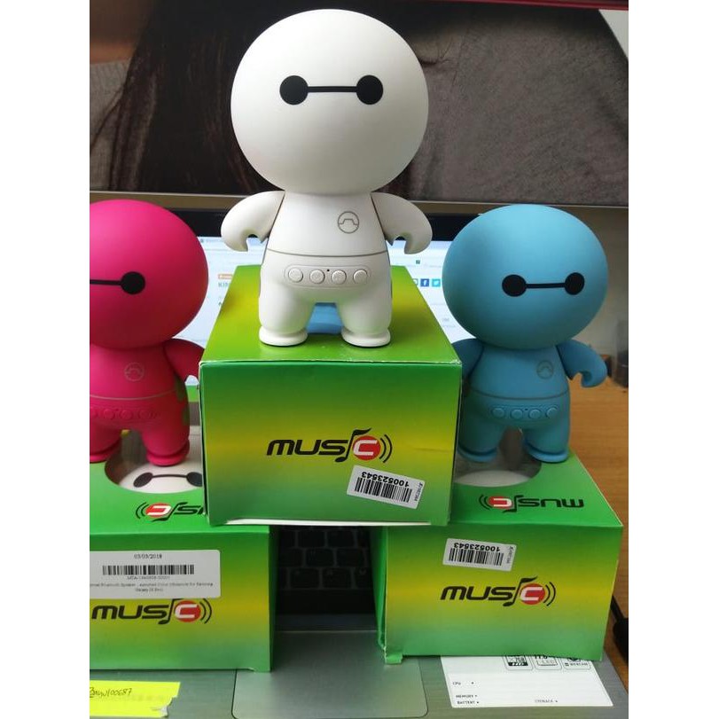 Loa Bluetooth Mini Baymax A9 Thẻ