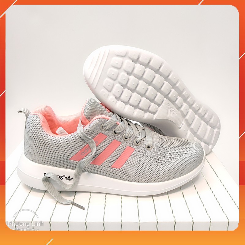 Giày nữ thể thao sneaker đi học thể thao đẹp big size trắng đế cao Phuong linh 86 M114