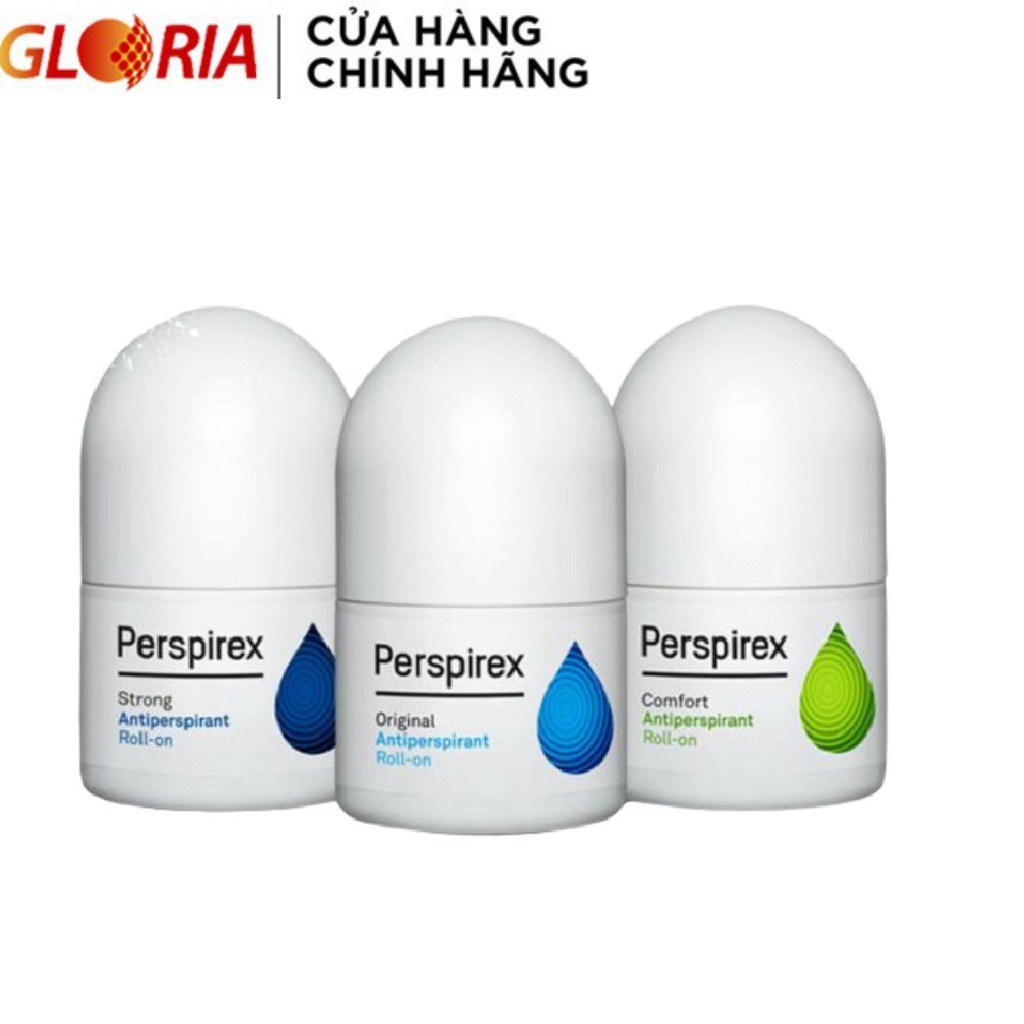 Mã COSGLORIAT6 -8% đơn 250K Lăn Khử Mùi Perspirex Dành Cho Mọi Loại Da 20ml