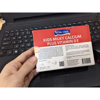 VITAL CODE KIDS MILKY CALCIUM PLUS VITAMIN D3