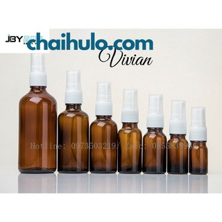 50ml - Chai xịt phun sương 50ml, chai thủy tinh chất lượng cao