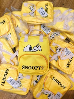 BALO SNOOPY VÀNG CHO BÉ