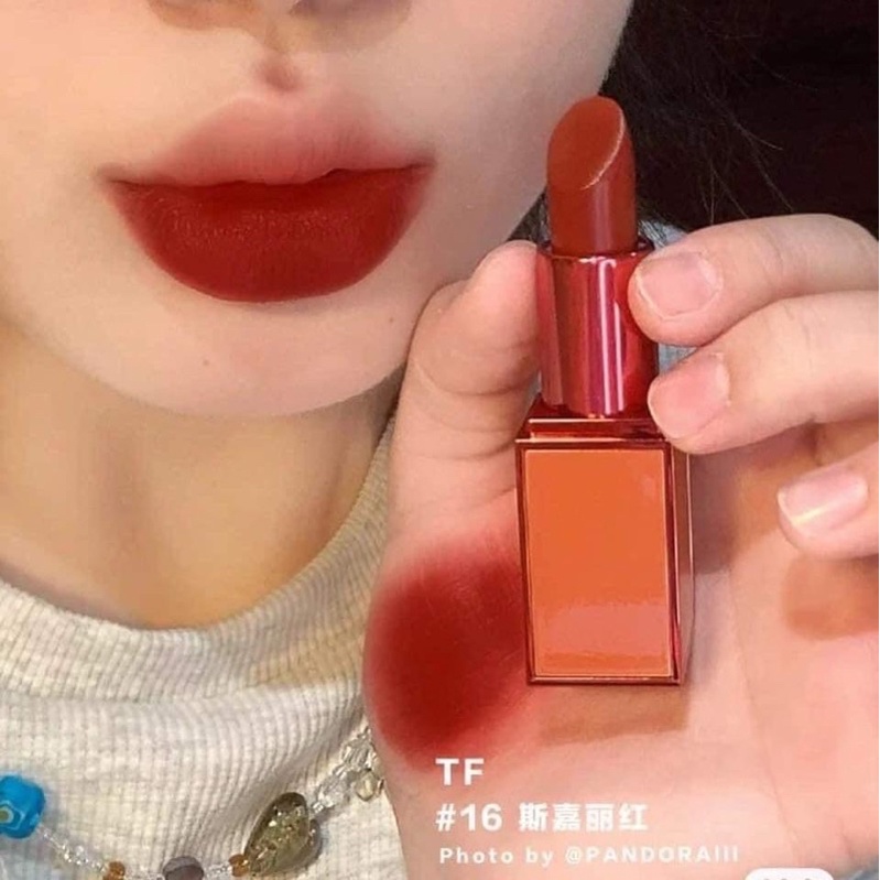 Son Tom Ford 16 Scarlet Rouge vỏ cam new 2021