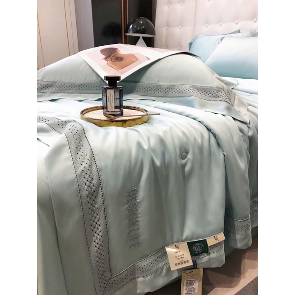 Set Tencel 140s chăn trần tơ tằm