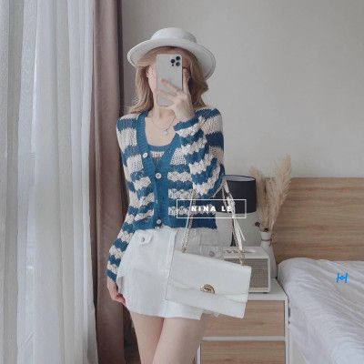 Sét áo len khuy xinh xắn quảng châu