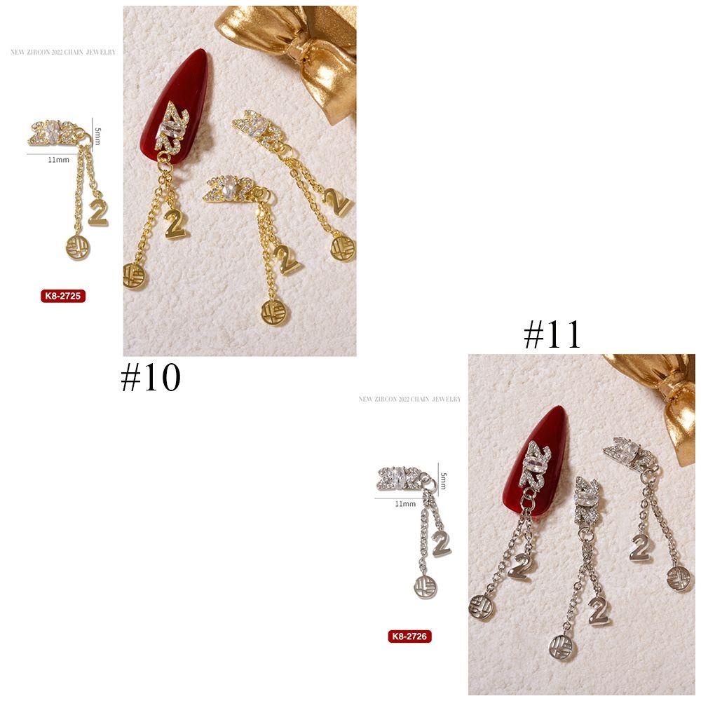 Hình Dán Móng Tay Kỳ Diệu|Phụ Kiện Trang Trí Móng Tay Hình Hổ Sang Trọng