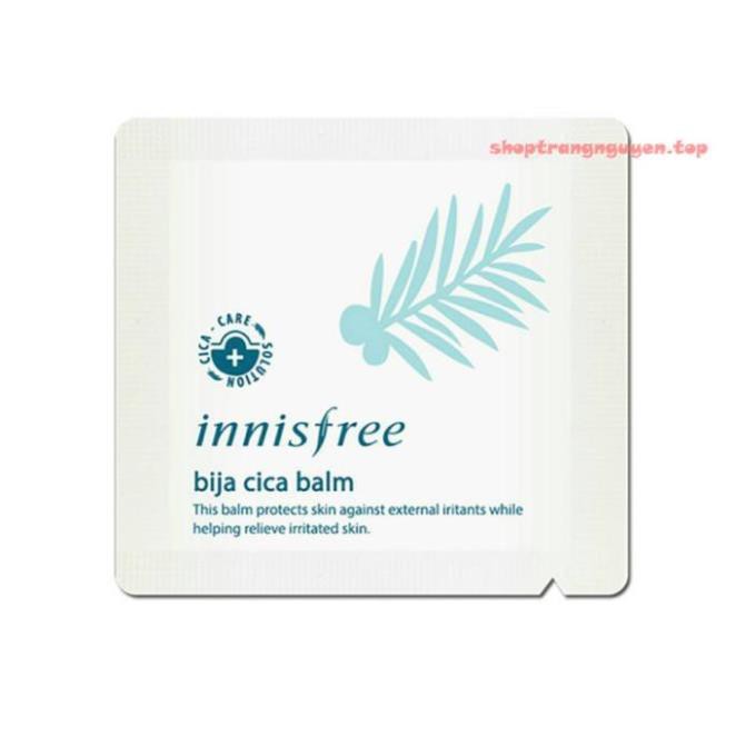 Sample Kem Dưỡng Dành Cho Da Mụn Innisfree Bija Cica Intense Balm (gói 1ml)