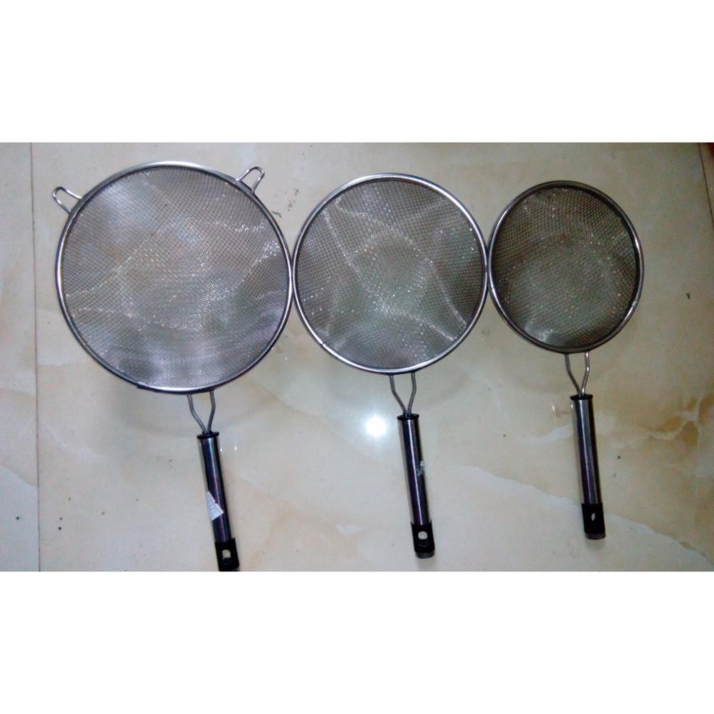 Dụng cụ lọc cua, lọc bột cháo bằng inox hàng đẹp (loại 1)