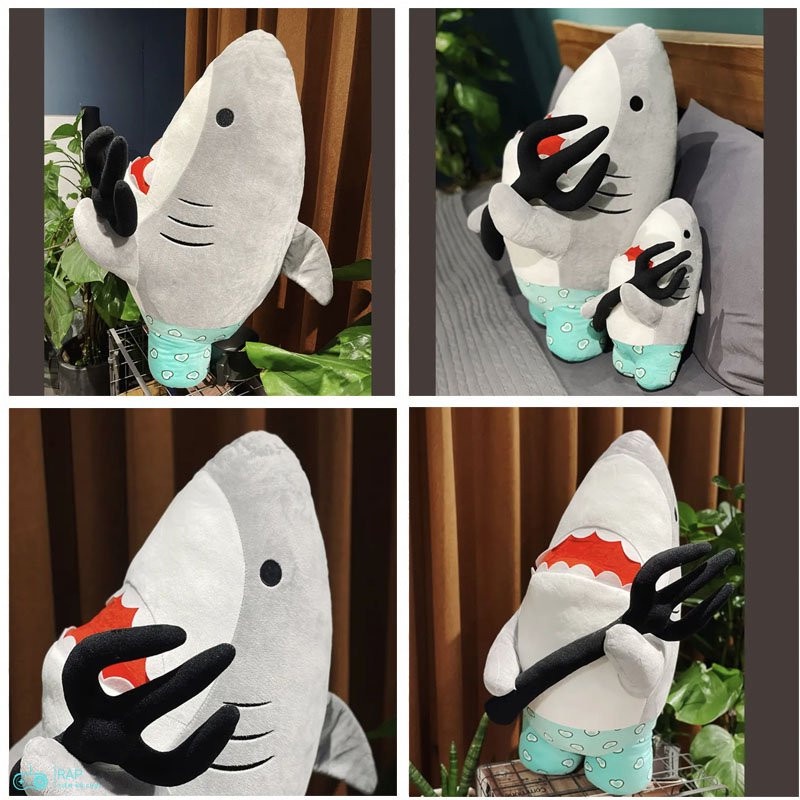 Cá mập nhồi bông cosplay ong, ngựa, chó, mèo,.. ngộ nghĩnh hài hước, chất liệu êm ái, trang trí, quà tặng bạn bè-Ráp