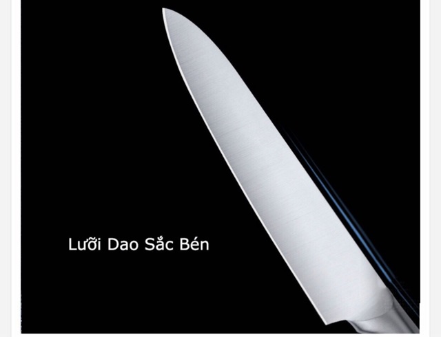 Bộ dao 6 món inoox xuất nhật siêu bền cực bén.