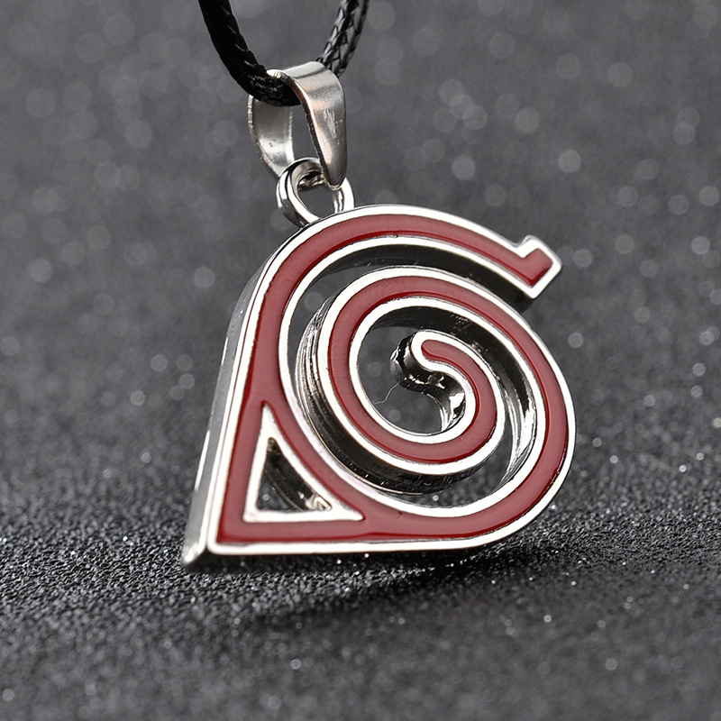 Vòng cổ Mặt Kim Loại Họa Tiết Naruto Akatsuki Itachi Kakashi Phong Cách Hip Hop