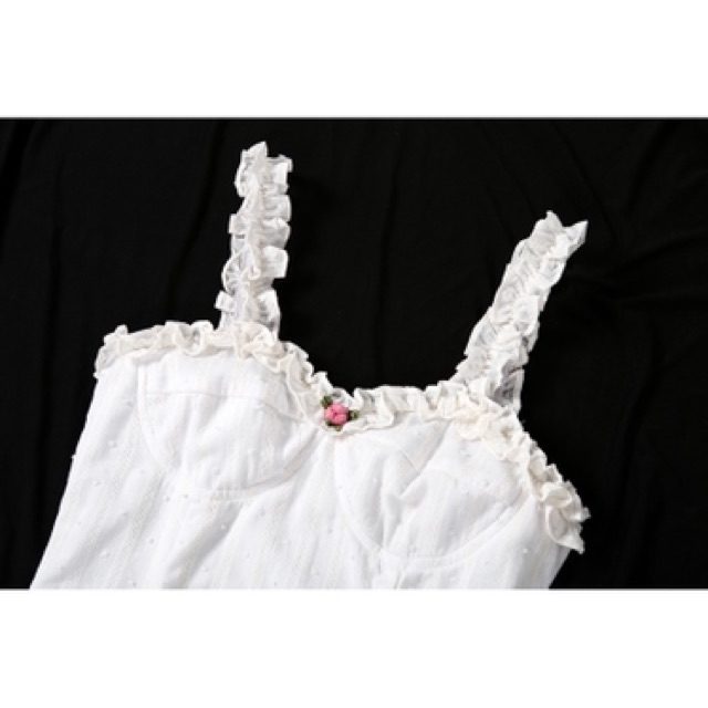 Doll Dress - Đầm trắng dáng búp bê lolita