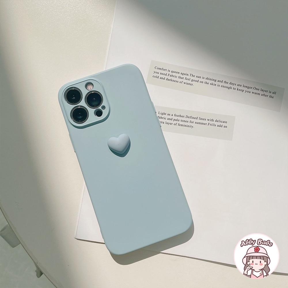 Ốp Điện Thoại Silicone Mềm Mỏng Chống Sốc Họa Tiết Trái Tim 3D Cho IP 13 12 11 Pro Max X XS XR 8 7 Plus