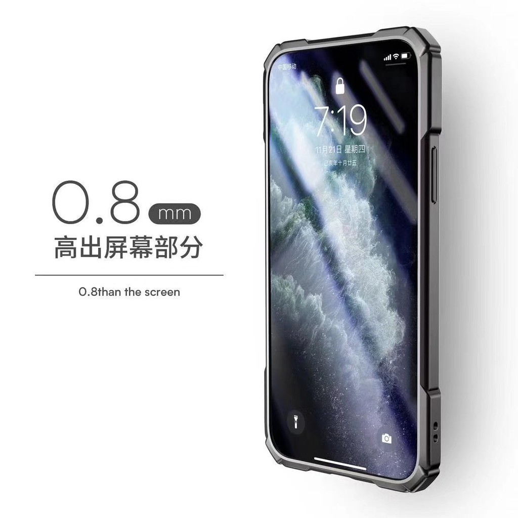 Ốp lưng điện thoại iPhone 11 6 màu viền cao su chống sốc chất lượng cao | BigBuy360 - bigbuy360.vn