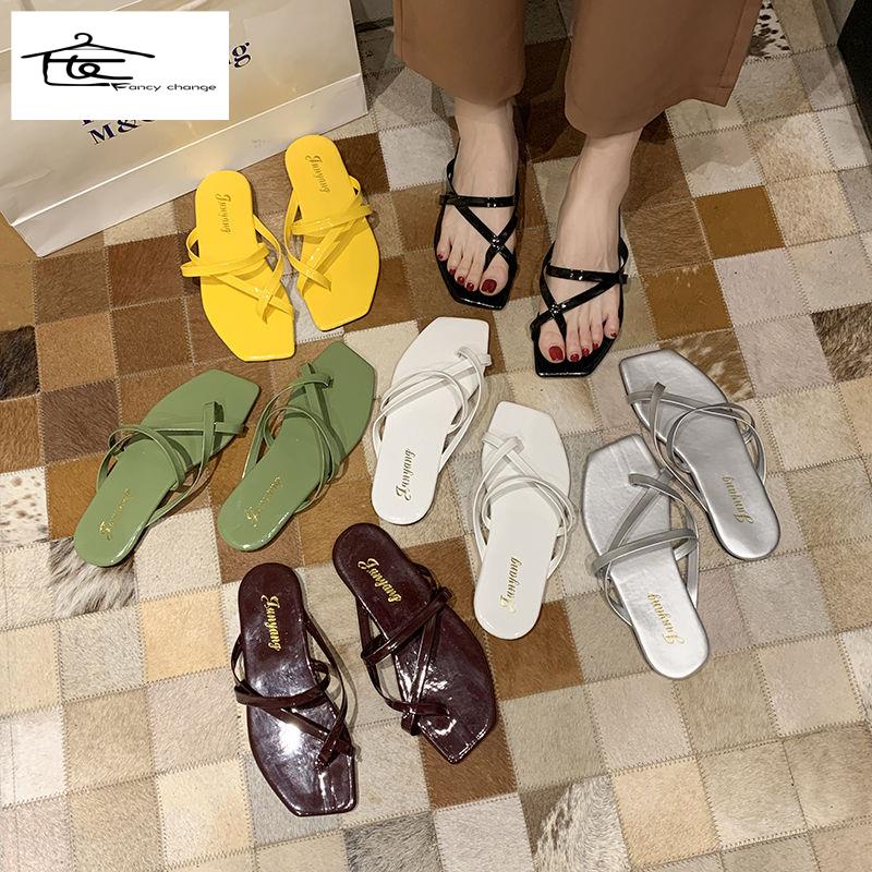 Dép Đế Bằng Chống Trượt Phong Cách Hàn Quốc Thời Trang Mùa Hè 2020 Mới Cho Nữ