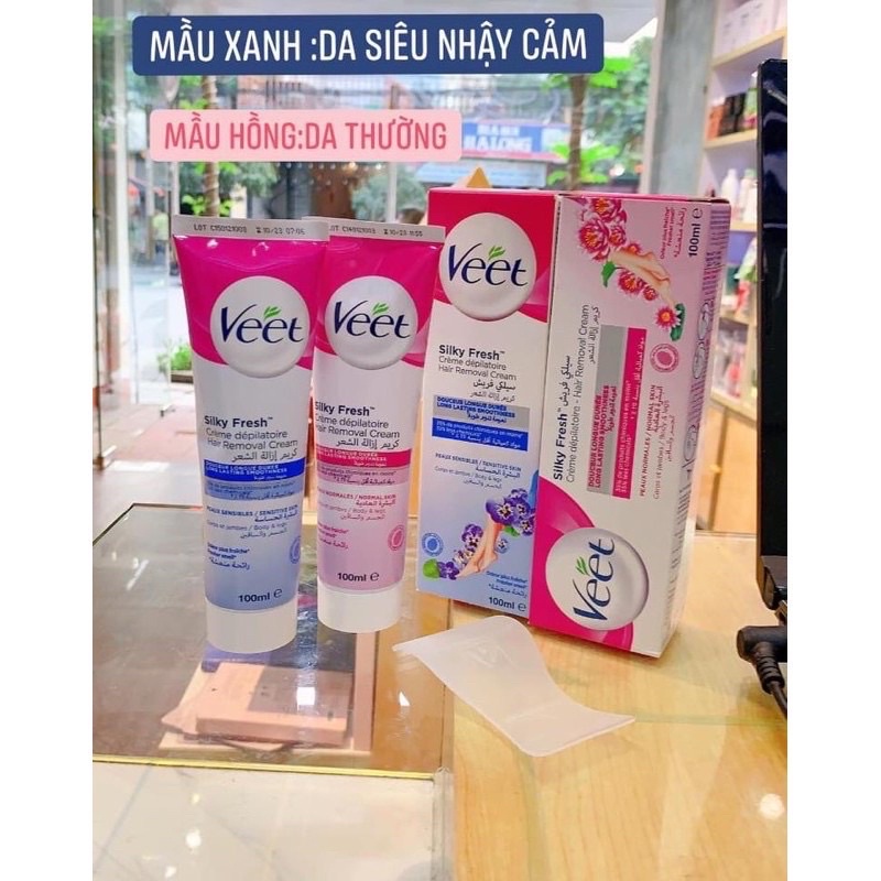 Kem tẩy lông Veet 100ml - Nhập khẩu Pháp | Tẩy lông vùng kín - Triệt lông vĩnh viễn