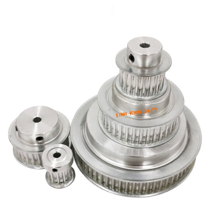 Puly Bánh Răng Nhôm 5M 30 Răng Bản 16mm Trục 6mm, 8mm, 10mm