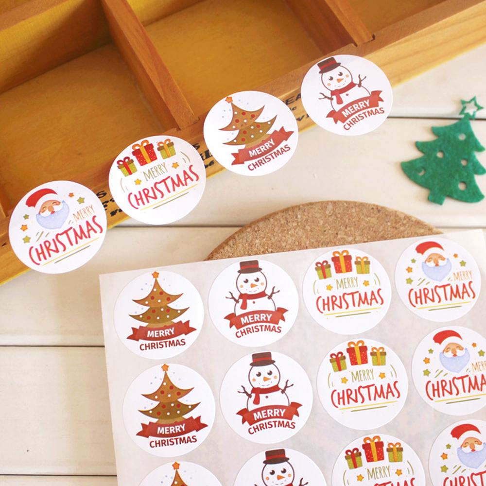 YOLA Set 108 / 120 Sticker Dán Trang Trí Quà Giáng Sinh
