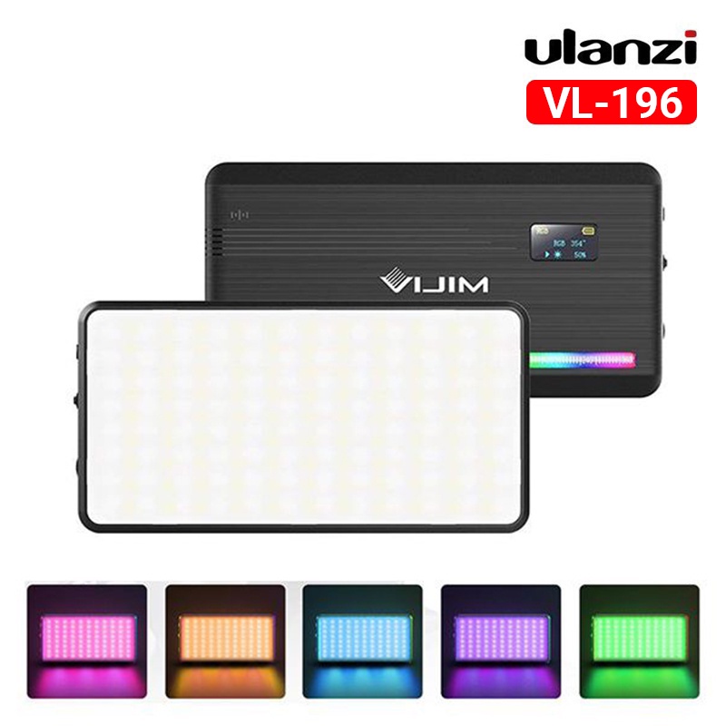 Đèn led Studio mini VIJIM VL196 RGB Light - Đèn chỉnh màu 2500 - 9000K